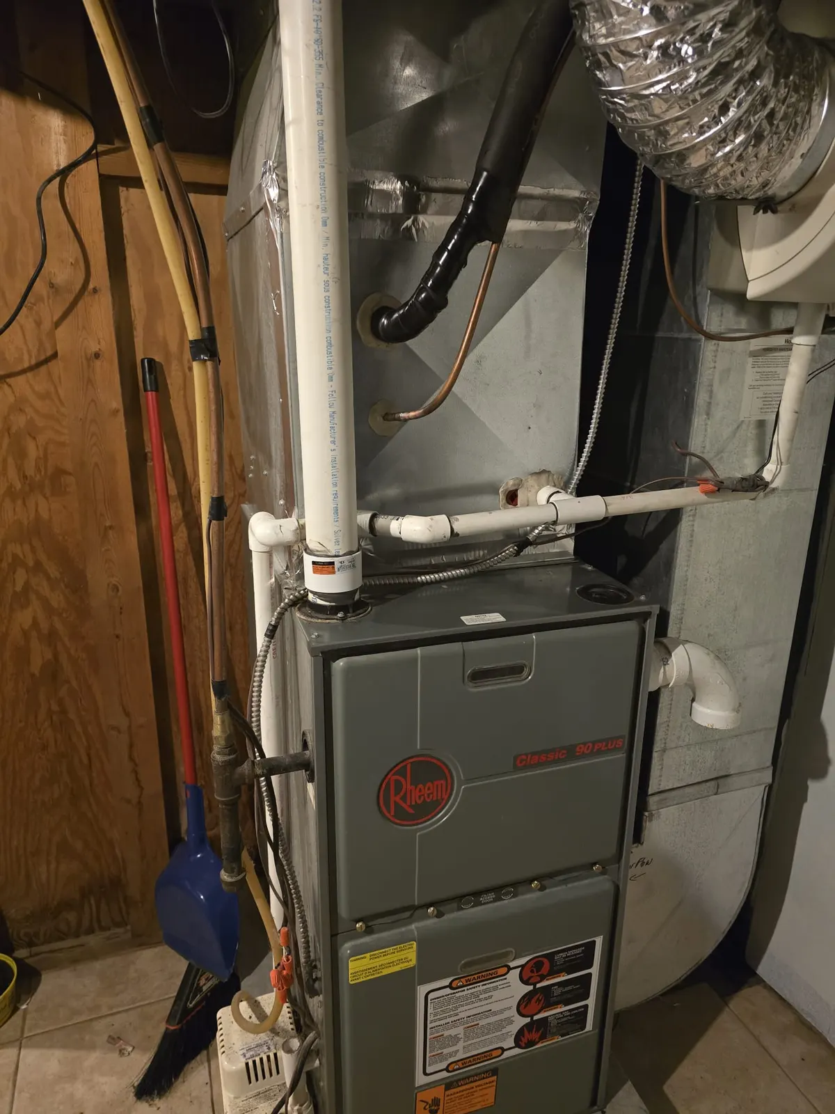 Furnace and humidifier system tie-in after AC install — Windsor ON